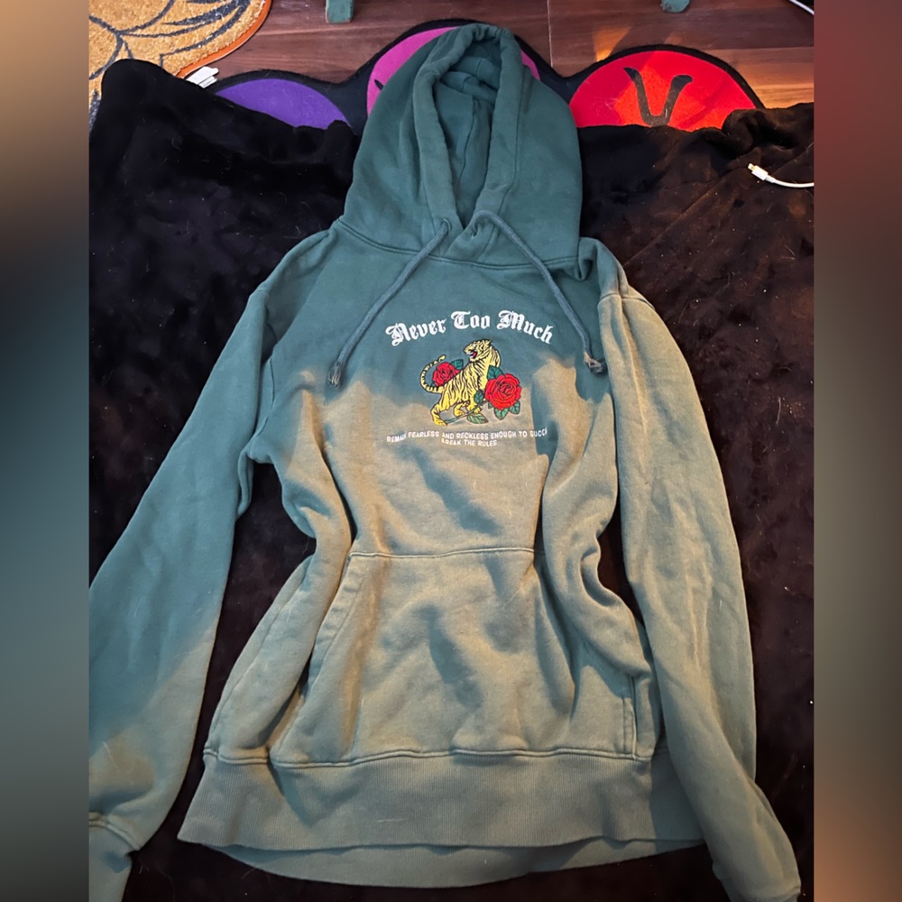 H&M Dark Green Hoodie